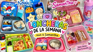 7 IDEAS de LONCHERAS para NIÑOS 🍱 Fáciles, divertidas y para la escuela