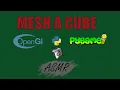 Rubik Cube with custom image on each face OpenGL Pygame