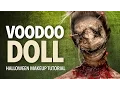 Voodoo doll Halloween makeup tutorial