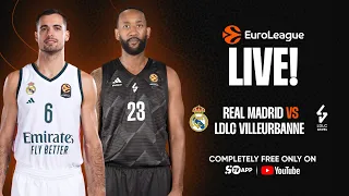 LIVE | Real Madrid vs LDLC Asvel Villaurbanne | Euroleague | SportyTV