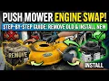 Motor Swap on Cub Cadet SRC Forward Drive Push Mower