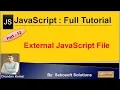 External JavaScript File JavaScript Full Tutorial in Hindi