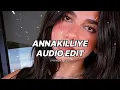 Annakiliye - smith asher ft. dheekshitha (edit audio)
