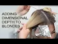 How to Shadow Root with Dimension Lowlighting All Over Blonde Hair Kenra Color