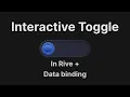 How to Make a Toggle Animation in Rive With Data Binding