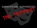 Shakespeare Summarized The Tempest