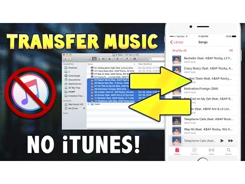 How to Transfer Music from iPhone to Computer WITHOUT iTUNES from Computer to iPhone