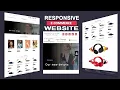 Responsive Ecommerce Website Using HTML CSS and JavaScript How to Create an Ecommerce Website