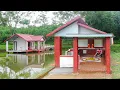 Download Lagu Use Red Bricks Diagonally Creates Beautiful and Clean Kitchen Floor, Completing the New Kitchen