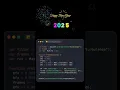 Happy new year 2025 project with programming New Year 2025 Project using HTML CSS and JavaScript