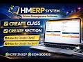 HM ERP Create Class Section Module Complete Setup Tutorial 2026