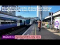 Elizabeth Line London Underground Journey Ealing Broadway to Great Portland Street via Paddington