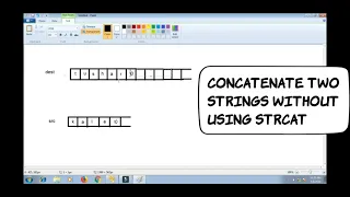 Concatination of strings without using strcat Programming in C