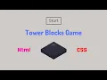 Build Tower Blocks Game With Html CSS in 2021 - CSS CutOut