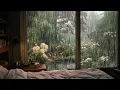 Download Lagu 🌧️Spring Rain Falls in a Garden where flowers are blooming - Fall Asleep With Sounds of Rain😴