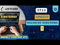 3713 Longest Balanced Substring I Weekly 471 2nd Problem