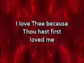 Download Lagu MY JESUS I LOVE THEE with Lyrics