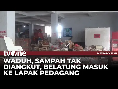 Pedagang Pasar Jatiasih Keluhkan Tumpukan Sampah yang Mulai Menggunung