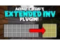 EXTENDED INVENTORY Minecraft Plugin Tutorial