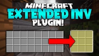 EXTENDED INVENTORY Minecraft Plugin Tutorial