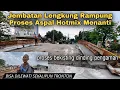 JEMBATAN LENGKUNG PINTU AIR PASCA  PENGECORAN, RENCANA AKAN DI HOTMIX