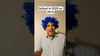 المدرسة في عام 2025 مقابل عام 2015 Awezchaitrend 