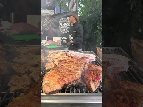 Big Beef and Meat Grill Argentina Style. Street Food of Italy