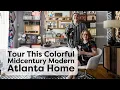 Tour This Midcentury Modern Atlanta Home Filled With Bold Pattern Color Handmade Home