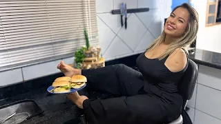 SANDUICHE DE FILÉ DE PIRARUCU! DELICIOSO!