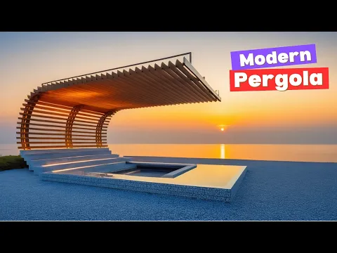 How to design a modern pergola in SketchUp like a pro