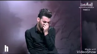 بكاء محمد الحلفي على قصيدت باسم الكربلائي انتهينا وتركتلك ذكرياتي الوصف مهم 