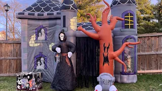Gemmy 2007 Halloween Inflatable Sam s 12FT Haunted House Castle