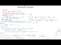 Example 2 Bernouli s equation