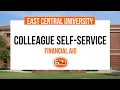 Colleague Self Service Financial Aid