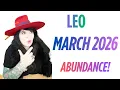 Leo March Horoscope 2026 - Abundance