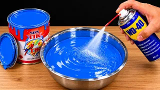 Few People Know This Trick! Mix WD-40 with PAINT and Be Amazed! π±