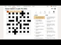 082 How to solve a cryptic crossword puzzle