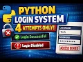 Python Login Program Explained For Loop Else Example