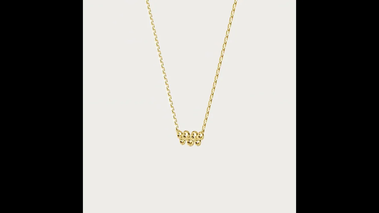 Drifting | Asymmetrical Bezel Diamond Necklace