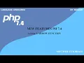 Arrow function PHP 7 4