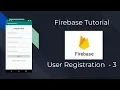 Firebase Android Turtorial Part 3 User Registration Send data to Database