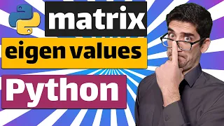 How to compute eigenvalues of a matrix in numpy python Examples