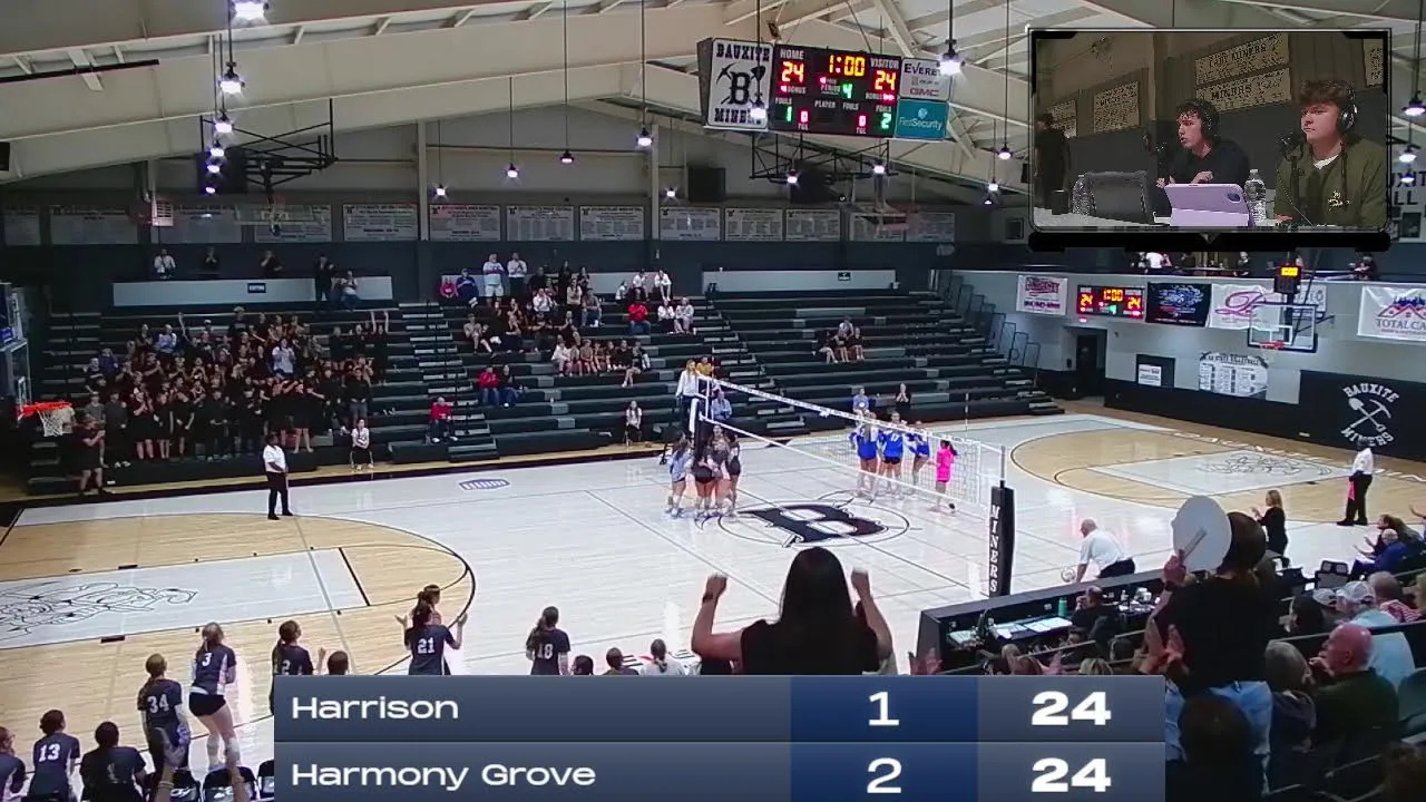 4A State Volleyball Tournament Game-8| Harrison Vs Harmony Grove