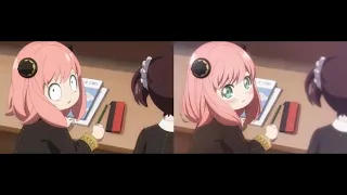 SPY FAMILY ダミアン視点のアーニャがヤバすぎるwww 比較動画 