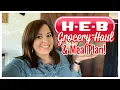 HEB Grocery Haul Weekly Meal Plan Family of Six