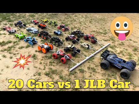 Download MP3 JLB Cheetah RC Car vs 20 RC Cars | Remote Control Car | RC Car