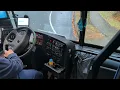 Hampton Jitney 2023 Coach Bus Backing up making a turn
