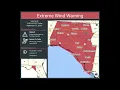 (EXTREMELY RARE, MUST WATCH!) EAS Extreme Wind Warning from Hurricane Helene! (09/26/24)