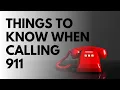 911 Emergency Preparedness The 5 W s