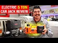 12V Electric Car Jack Kit Review Vevor 5 Ton Air Compressor Portable Hydraulic Jack